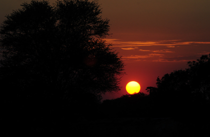 Sunset Namibie