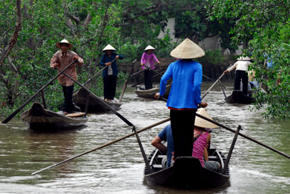 Vietnam : le fleuve Mékong 