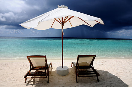 plage privée aux maldives